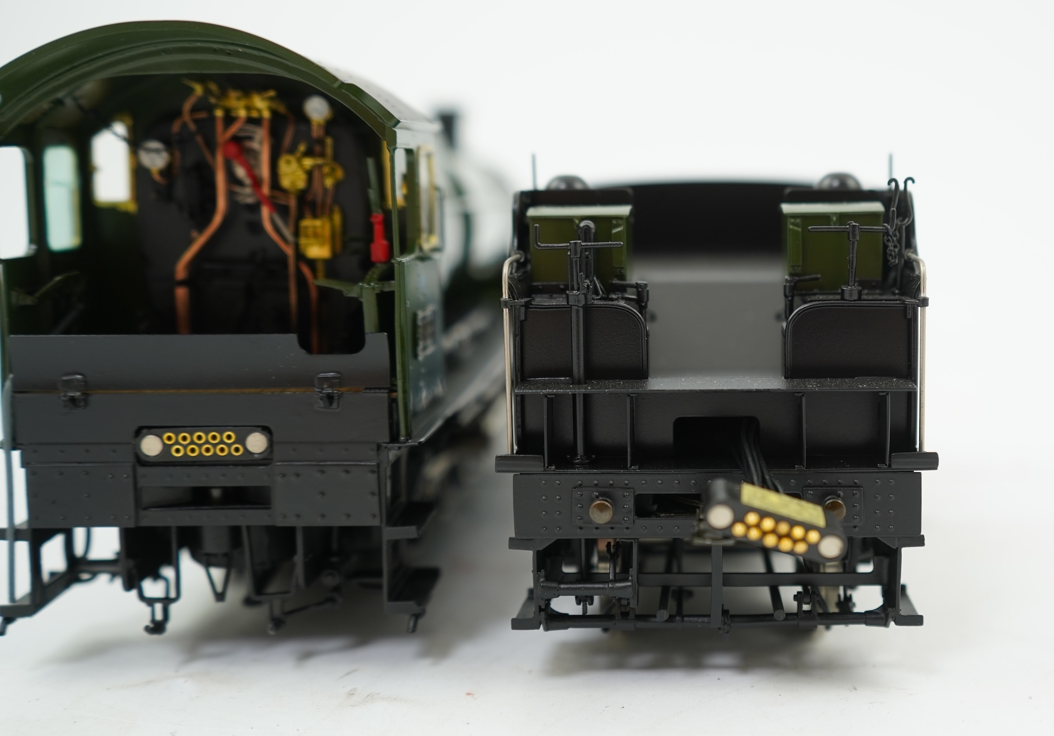 An 0 gauge Masterpiece Models model of GWR Class 28xx, 2884, 2-8-0 tender locomotive, powered for two rail operation, with original box.